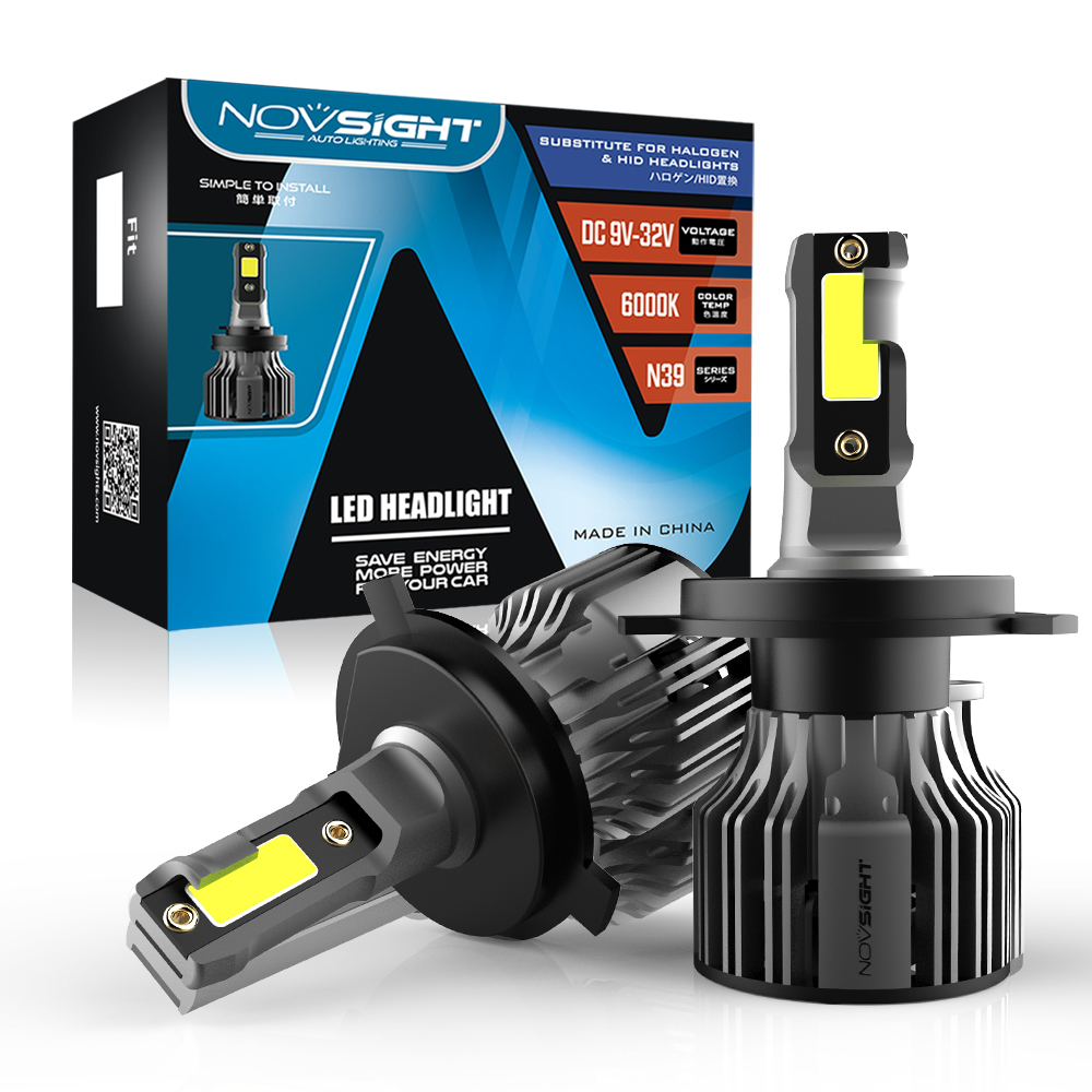 Buy H4 6000K Car LED Headlight Bulb Pair